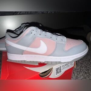 Women's pink oxford dunks